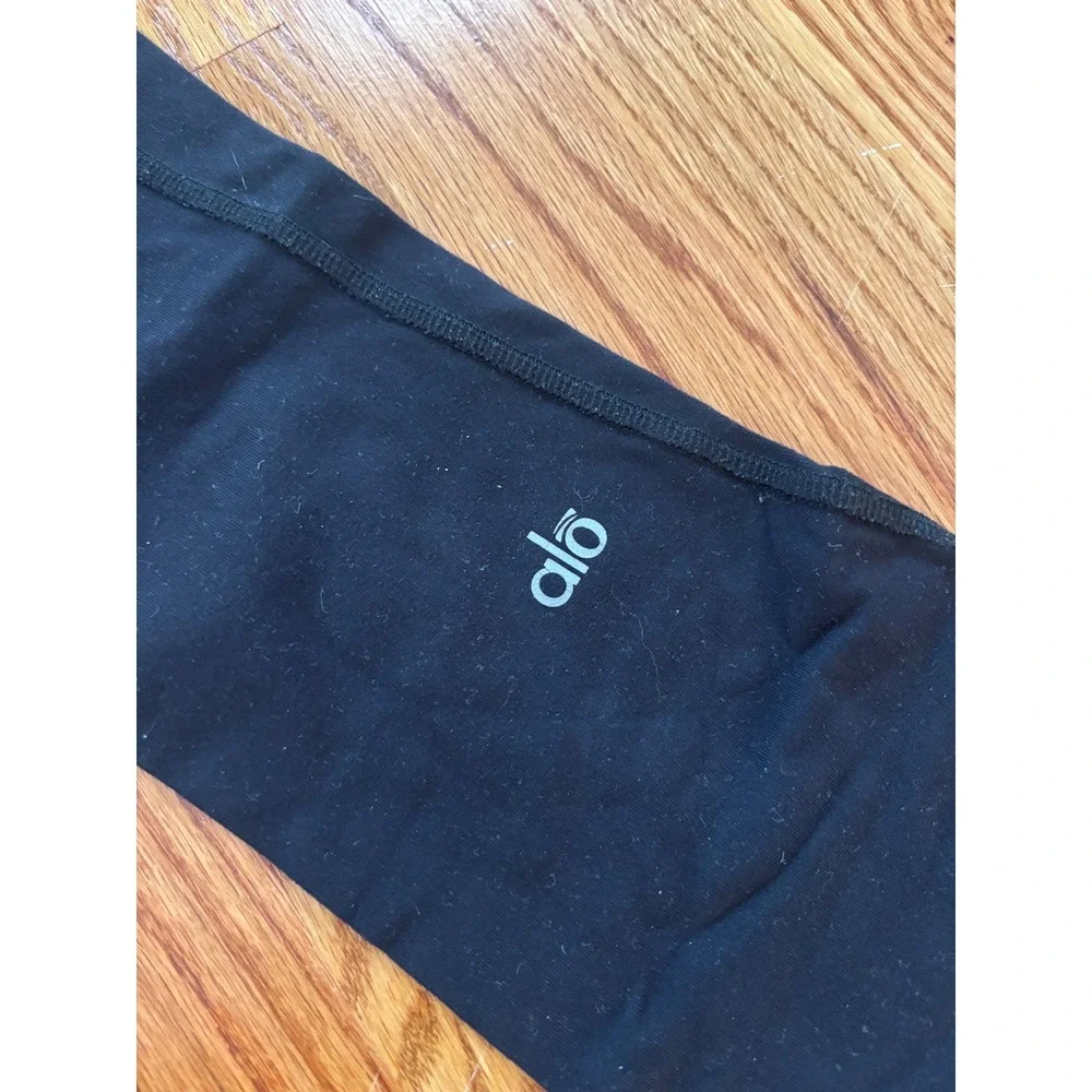 Alo Yoga Black High Waisted Flare Leggings‎ Yoga Pants Size S Small